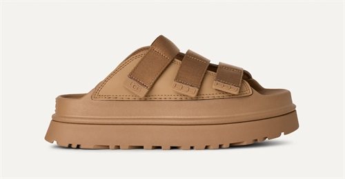 UGG GOLDENGLOW SLIDE DARK SAND